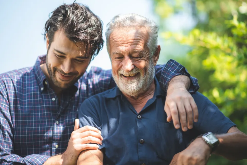 Son looks after eldery Dad, healthy patients of The Doctors